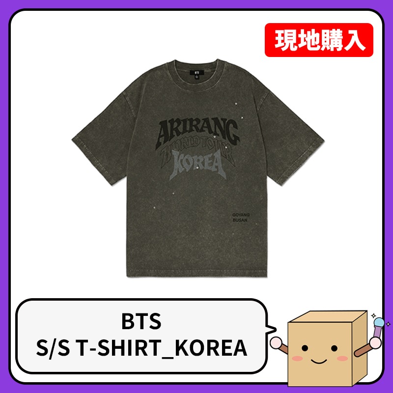 BTS ARIRANG S/S T-SHIRT_KOREA 韓国限定 新品 M Qoo10] BIGHIT Entertainment 【現地購入/ 4月14日発送】 BTS