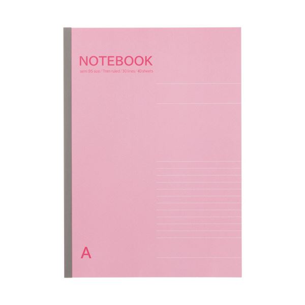 数量限定セール  TANOSEE ノートブック セミB5 A罫7mm 40枚 ピンク 1セット（150冊） 紙製品・封筒