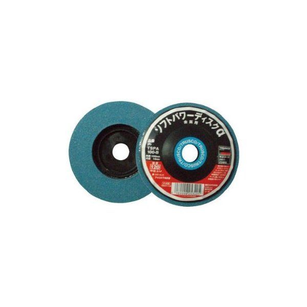 TSPA100-B #400 ソフトパワーディスクα 金属用 Φ100 5個入 TSPA100B メーカー直送