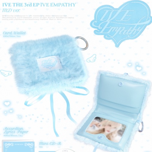 [限定版] IVE- THE 3rd EP アルハム:IVE EMPATHY [MD ver.] カードウォレット + ミニCD+フォトカードセット + アコーディオンリリックペーパー