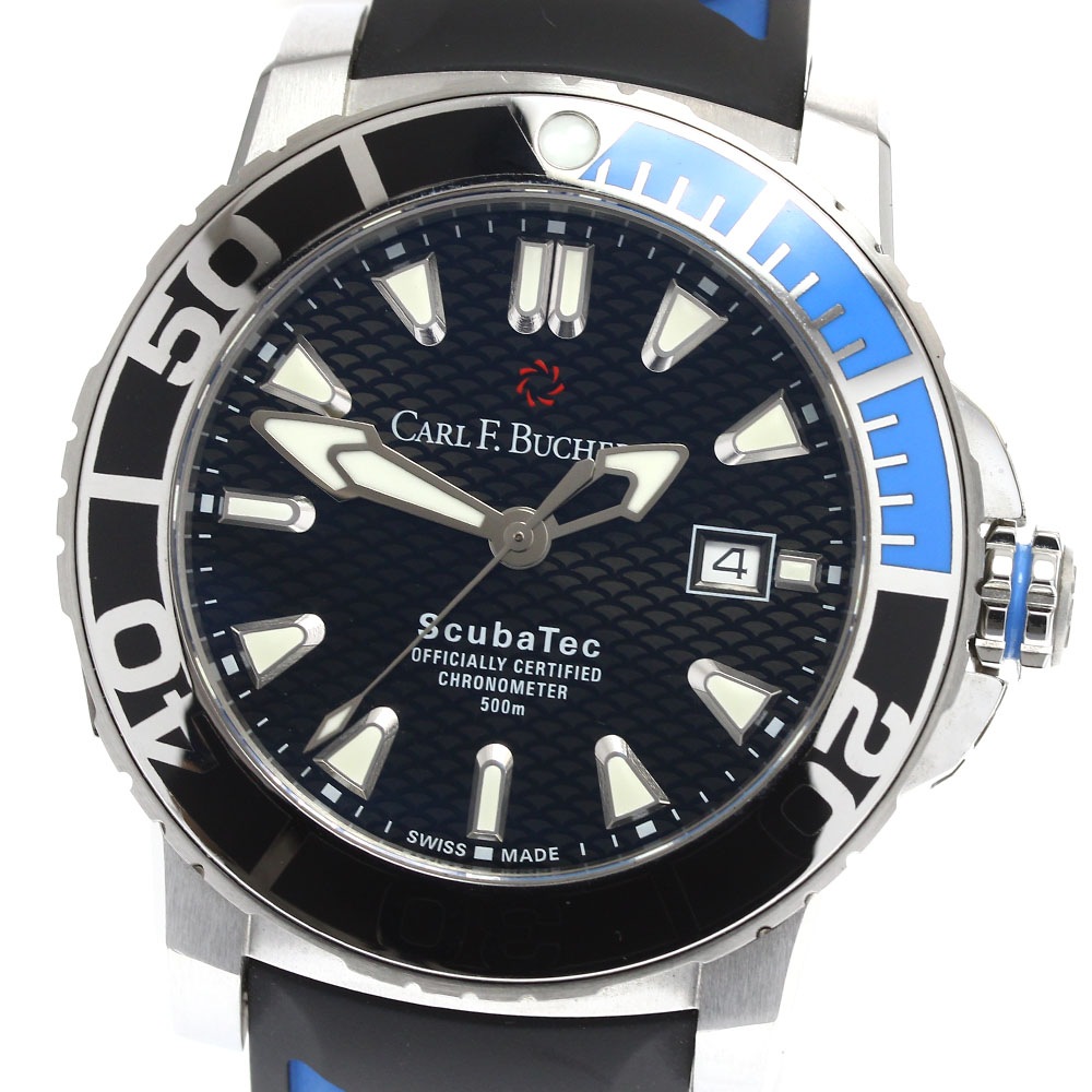 カール F.ブヘラ CARL F.BUCHERER 10632.23 パトラビ スキューバテック デイト 自動巻き メンズ _904653【中古】