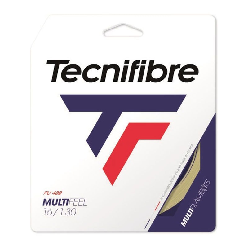 Tecnifibre(テクニファイバー) 200M MULTIFEEL 硬式テニス ストリングス (TFSR203)