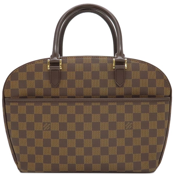 ルイヴィトン LOUIS VUITTON ハンドバッグ サリア オリゾンタル ダミエキャンバス ダミエエベヌ ゴールド金具 茶 ボストン N51282 AR0015【中古】