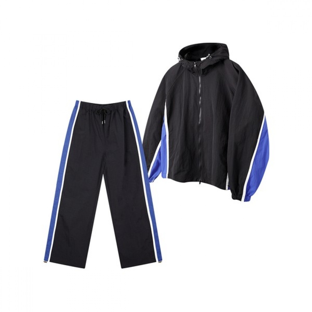 (ハリソン) カラーマッチングナイロンウインドブレーカー 2409+ カラーマッチングナイロンパンツ 2410 CTKC1094
