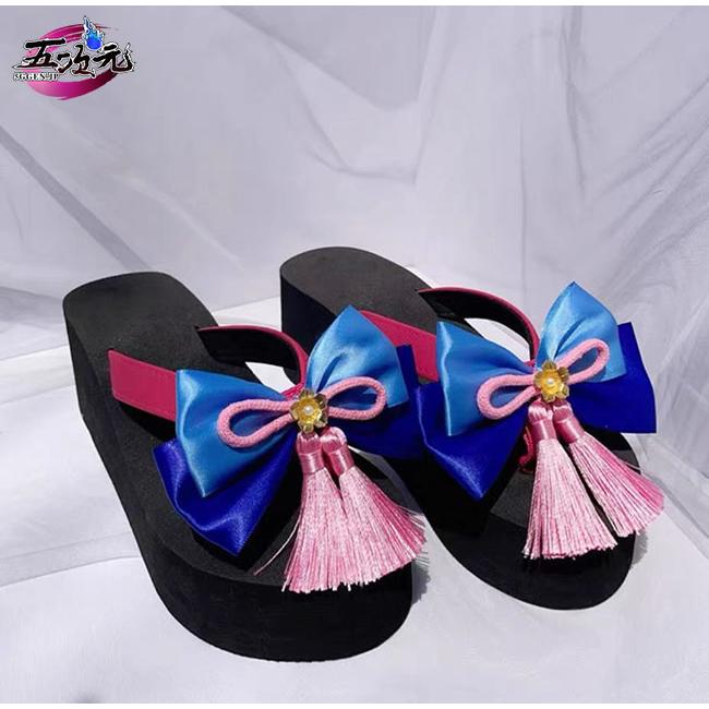 【SNS大人気】　原神　コスプレ　神里綾華　靴　下駄