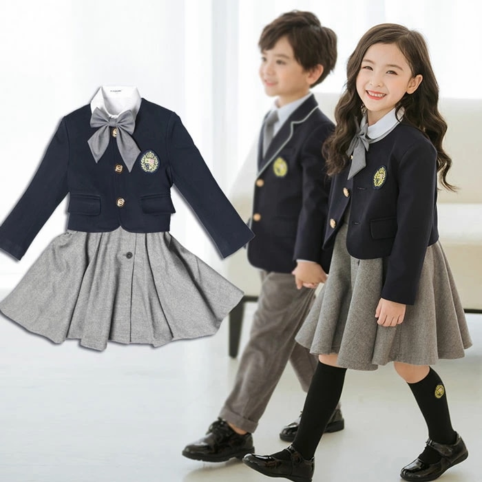 【本日限定】【女の子 スーツ 】キッズ スーツ 女の子 5点セット ジャケット ワンピース シャツ 蝶ネクタイ フォーマル スーツ 入学式 子供服 制服 受験 面接 キッズ フォーマル 小学生 女子高
