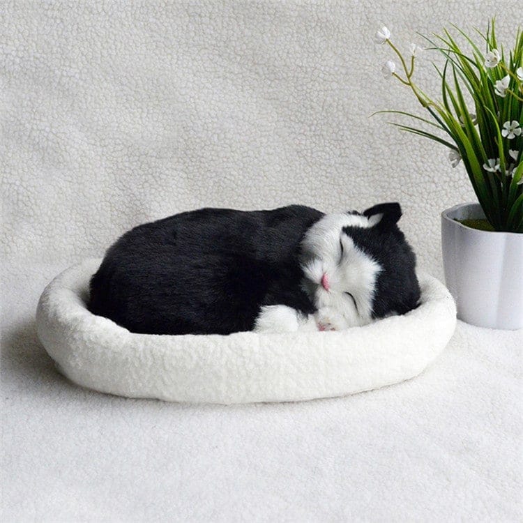 何枚でも欲しくなる 通勤する マペット 呼吸する猫 シミュレーション 猫 ぬいぐるみ 動物 偽の猫