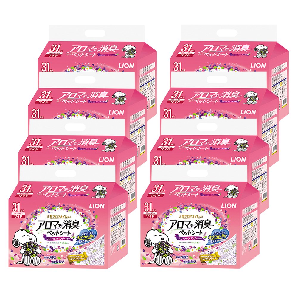 アロマで消臭ペットシート　ワイド　３１枚X８袋　犬用　ペットシーツ　ＣＲＣ40―25―20―10―00