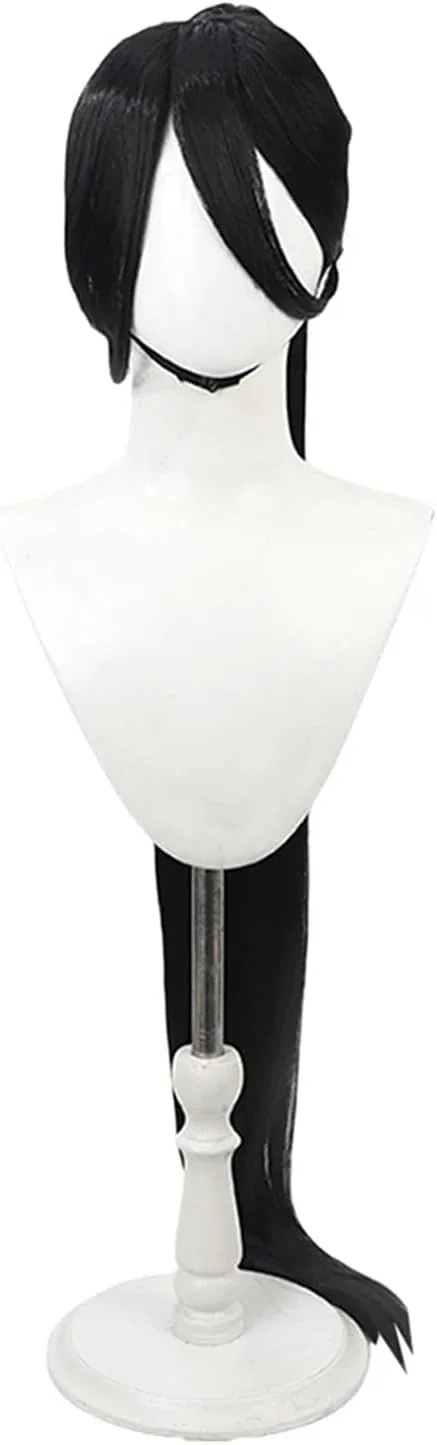コスプレウィッグ羽川ハスミブルーアーカイブかつら耐熱長髪耐熱文化祭小物変身