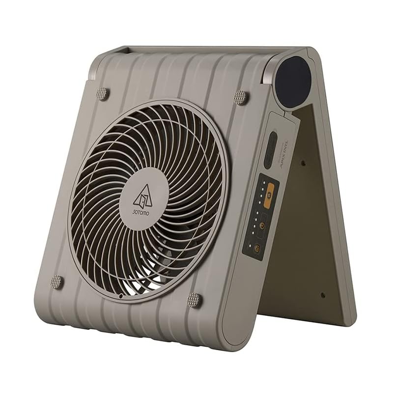 APF-560 ソーラーパワーファン SOTOMO グレイッシュ