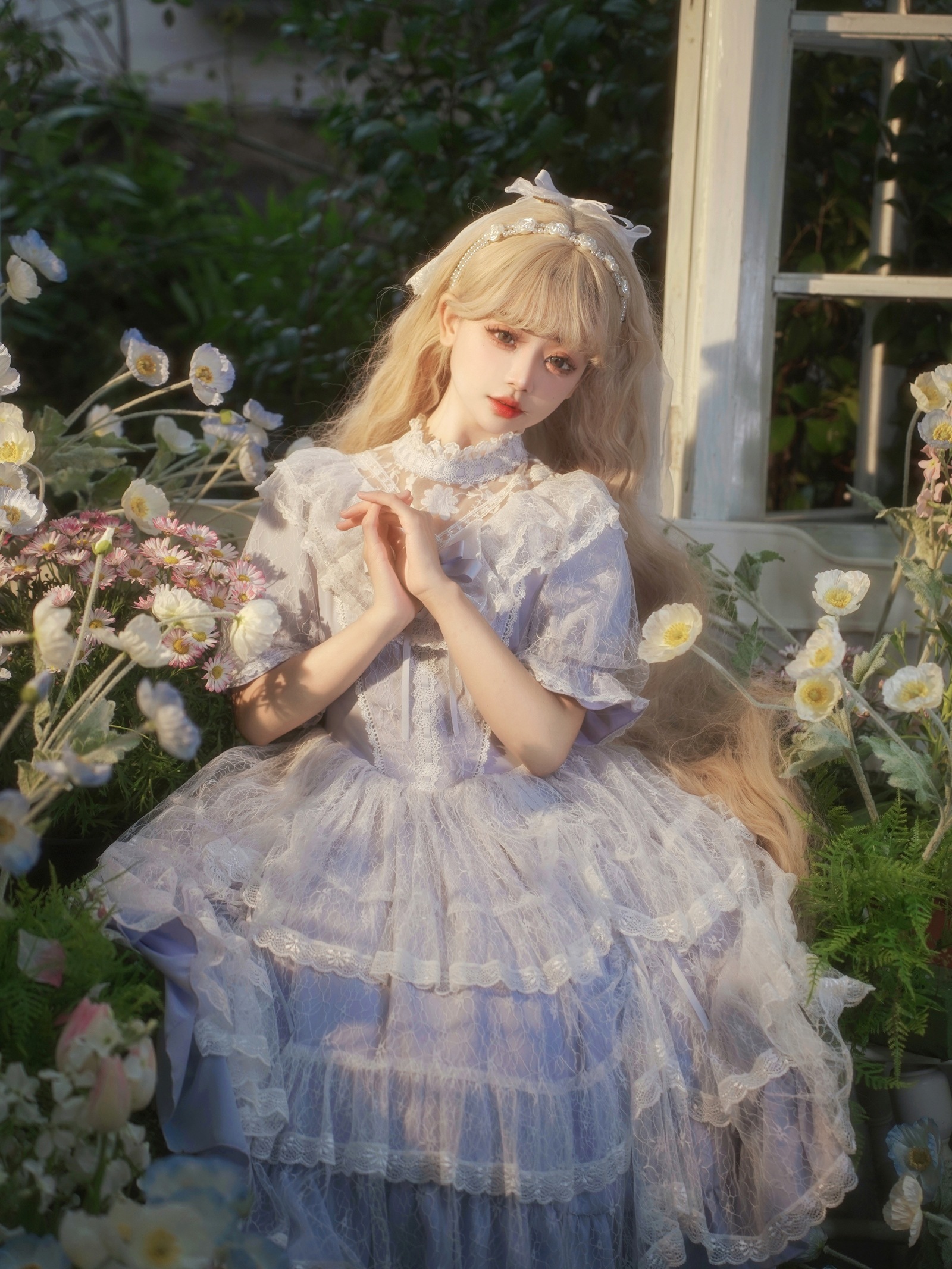lolita地雷パーカーロリータ ワンピース ゴスロリドレスアイリスラブロリータスカートライトカラーエレガントプリンセススカートパフスカート