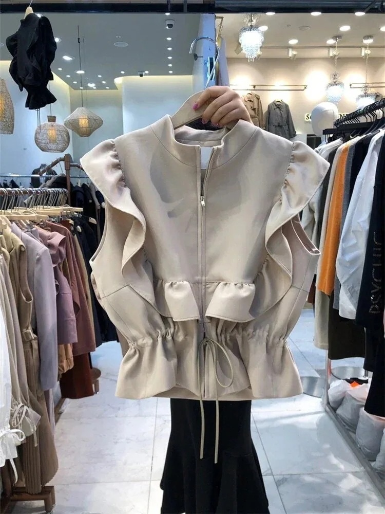 トップス おしゃれな 上品映え ニュースタイル 快適である フリル ドローストリング 4,693円