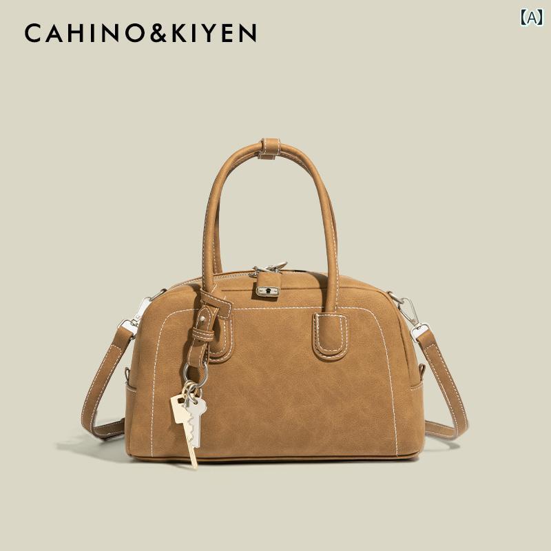 レディース　バッグ　カジュアル CAHINO &ampamp KIYEN 春夏 高級 手持ち ボストン バッグ レディース 2025 通勤 メッセンジャーバッグ大容量