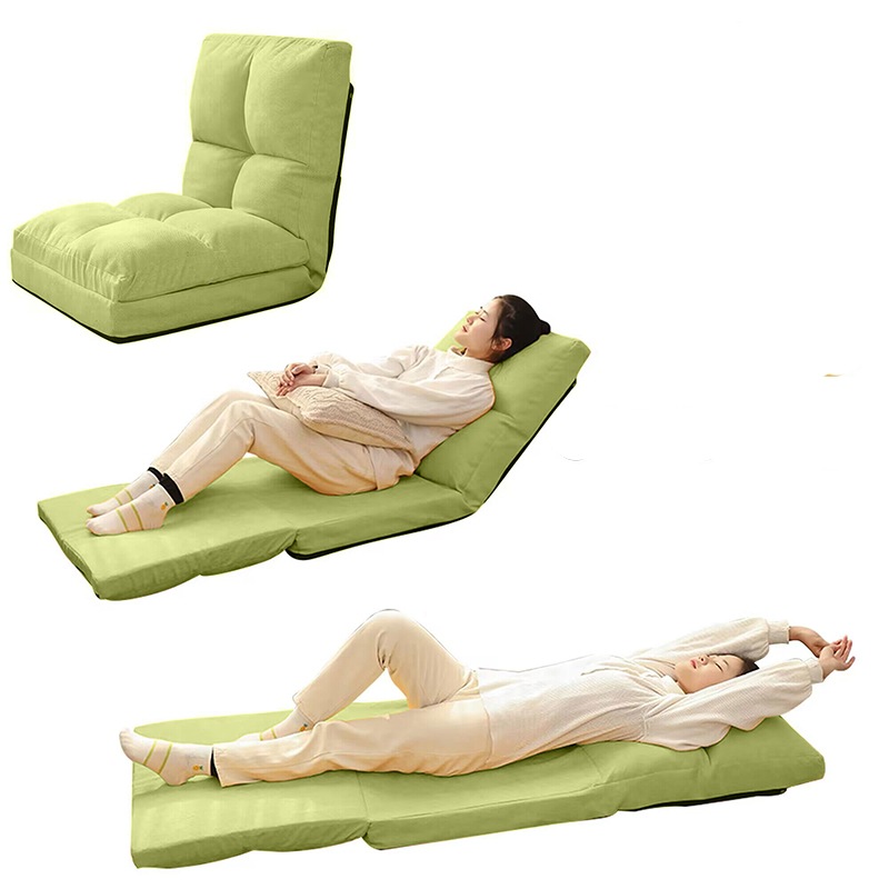 座椅子 ソファベッド 3way ソファ 一人掛け リクライニング コンパクト 折り畳み 5段階ギア ハイバック ごろ寝 一人暮らし 一人暮らし