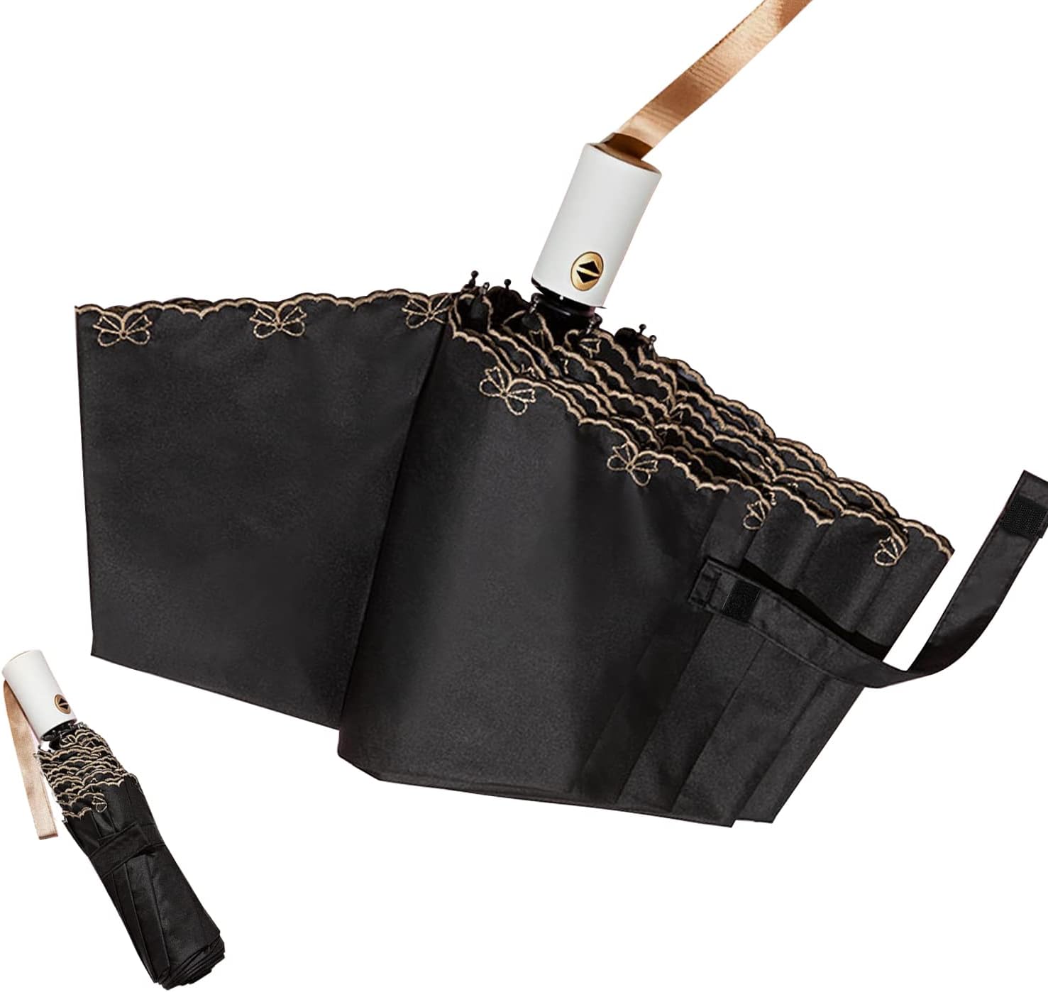 折り畳み日傘 3段折り 8本骨 レディース uvカット 遮光 遮熱効果 晴雨兼用 自動開閉 ワンタッチ 軽量 コンパクト 梅雨対策 4,499円