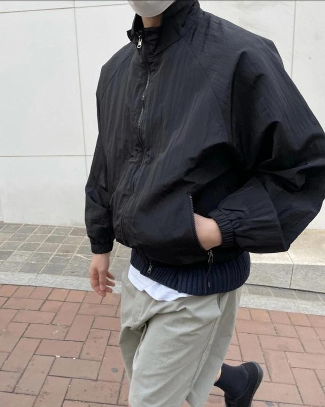 メタルウインドブレーカージャケット