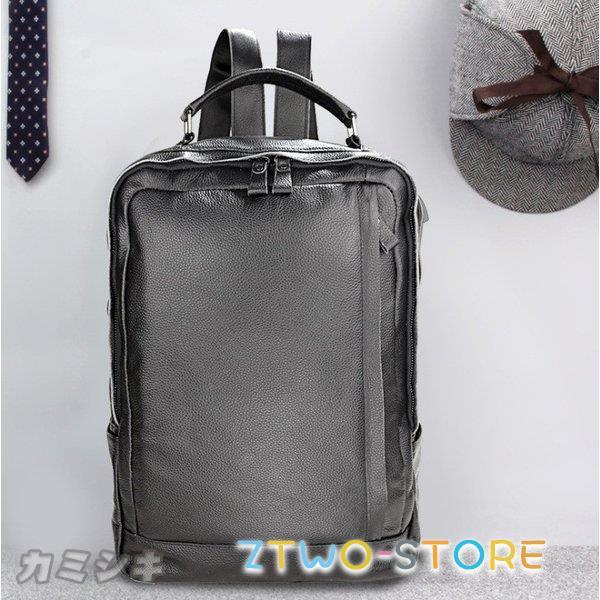 本革　牛革バックパック カバン メンズ ビジネスバッグ 大容量 ビジネスリュック 通勤バッグ リュック リュックサックSB充電ポート PC タブレット 4,646円