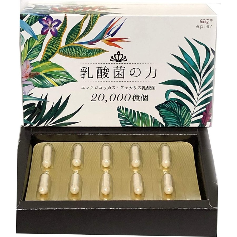 エピエ 乳酸菌の力 epier FLORA COLLECTION 20000億個 250mg60粒