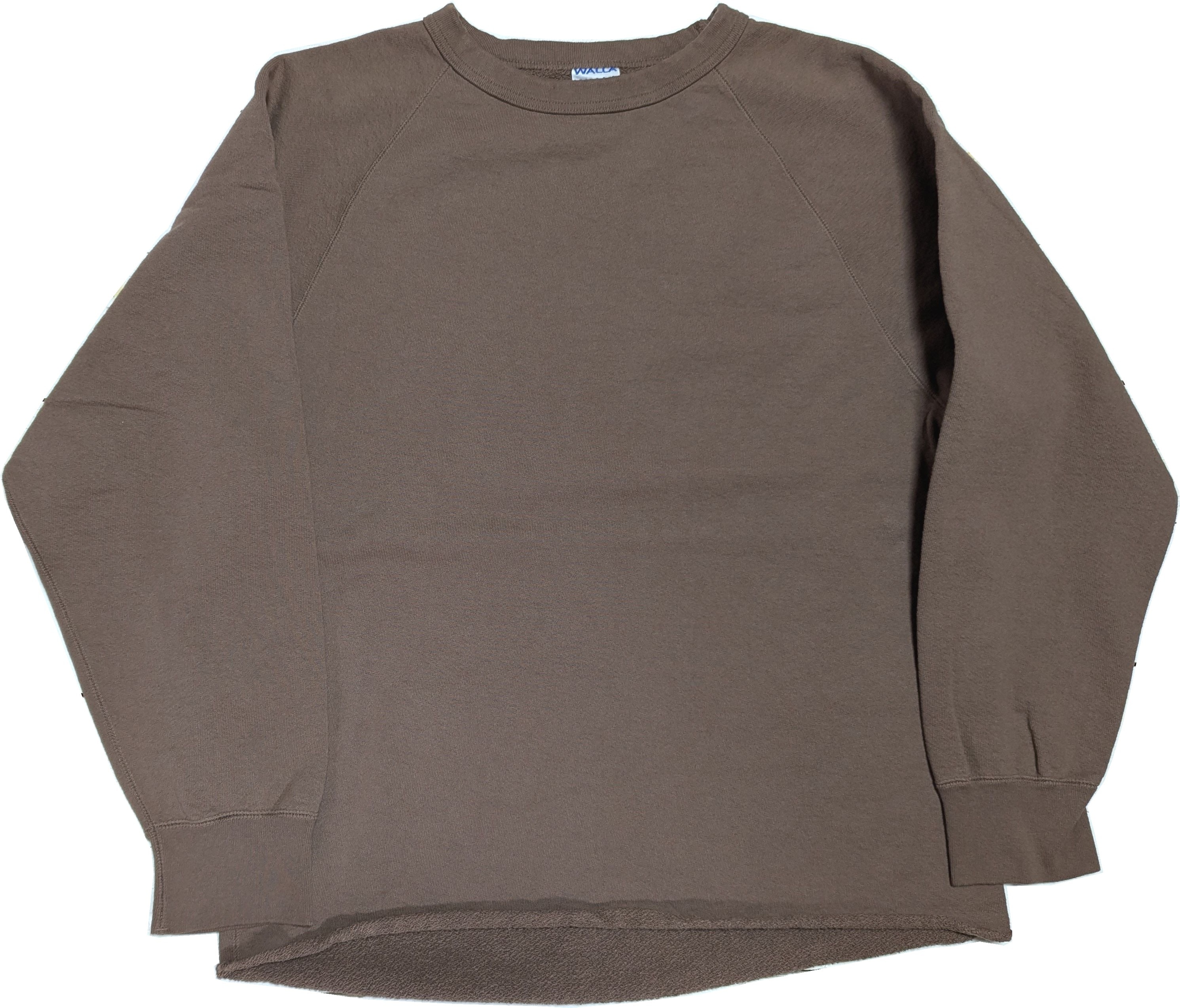 13オンス クルー スウェットシャツ モカ メンズ トレーナー 日本製 13oz CREW SWEAT SHIRT MOCHA 003
