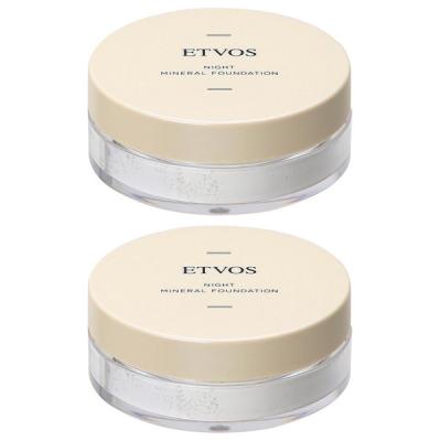 【セット】エトヴォス ETVOS ナイトミネラルファンデーション C 5g 2個セットルースパウダー