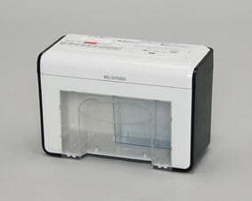 アイリスオーヤマ 卓上ペーパーシュレッダー ホワイト/ブラック P2HT