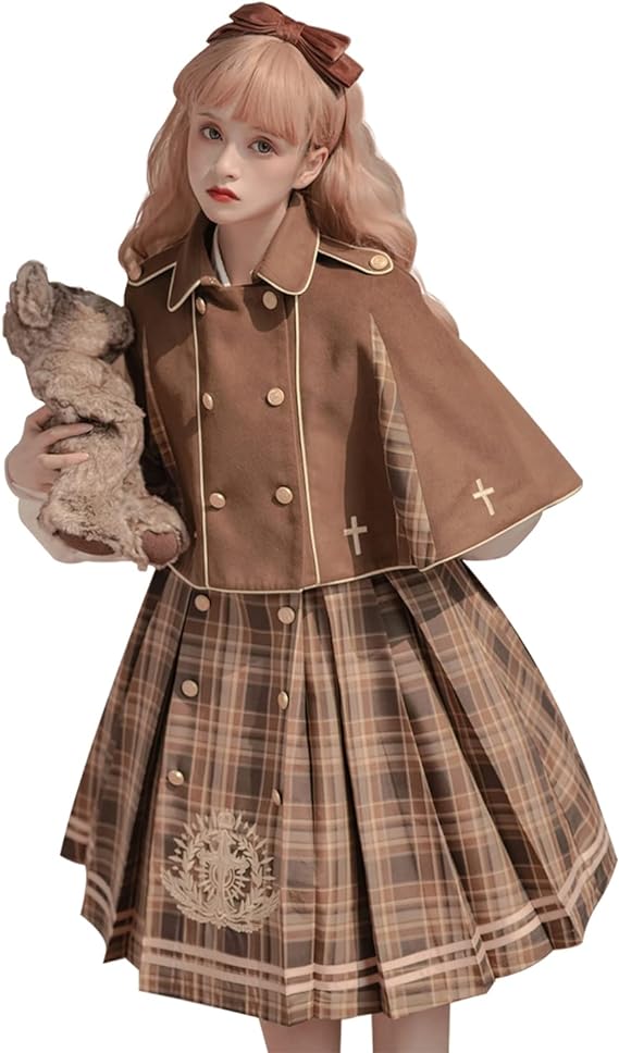 [Sky]ワンピース ロリータ 長袖 制服 コスプレ ロリータ 探偵 大きいサイズ 女装 森ガール 学園 可愛い服 jk 制服 セット cos 学生服 少女 アニメ コスチューム