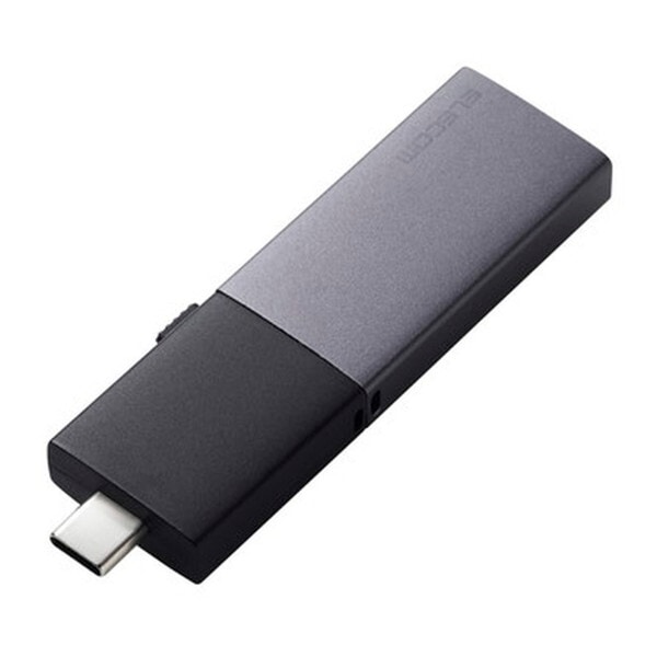 ESD-EWC0500GBK ブラック SSD 外付け 500GB USB3.2Gen2 USBメモリ型 スライド式 高速 耐衝撃 Type-C/USB-A 両対応 メーカー直送