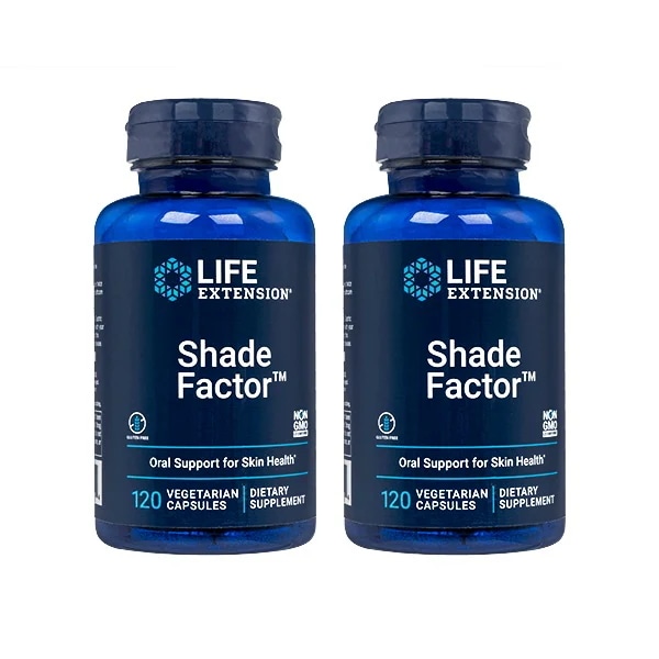 シェードファクター 120錠 2本 Life Extension　紫外線　植物性由来 海外発送便商品 日時指定不可　ヤマト国際便発送