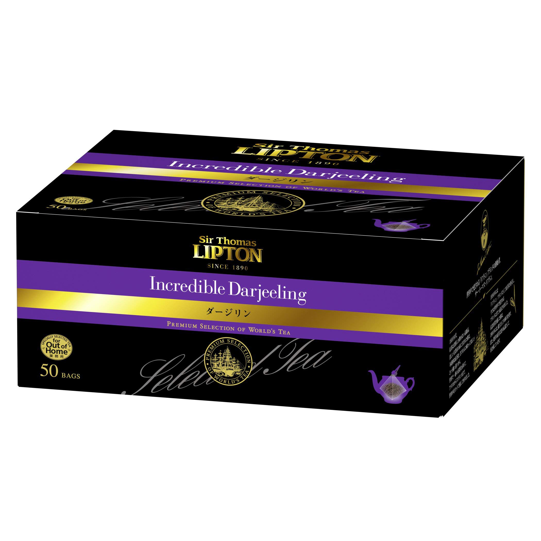 【全国送料無料】 サー・トーマス・リプトン紅茶 リーフバッグ (ティーポット用) ダージリン5g×50袋 4,729円