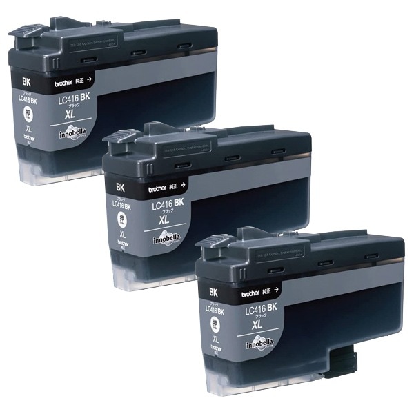 純正 インクカートリッジ 黒 LC416XLBK 3個セット LC416XLBK-3SET