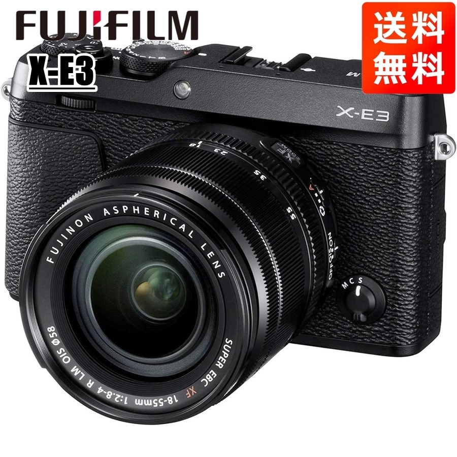 X-E3 18-55mm レンズキット ブラック ミラーレス一眼 カメラ 中古
