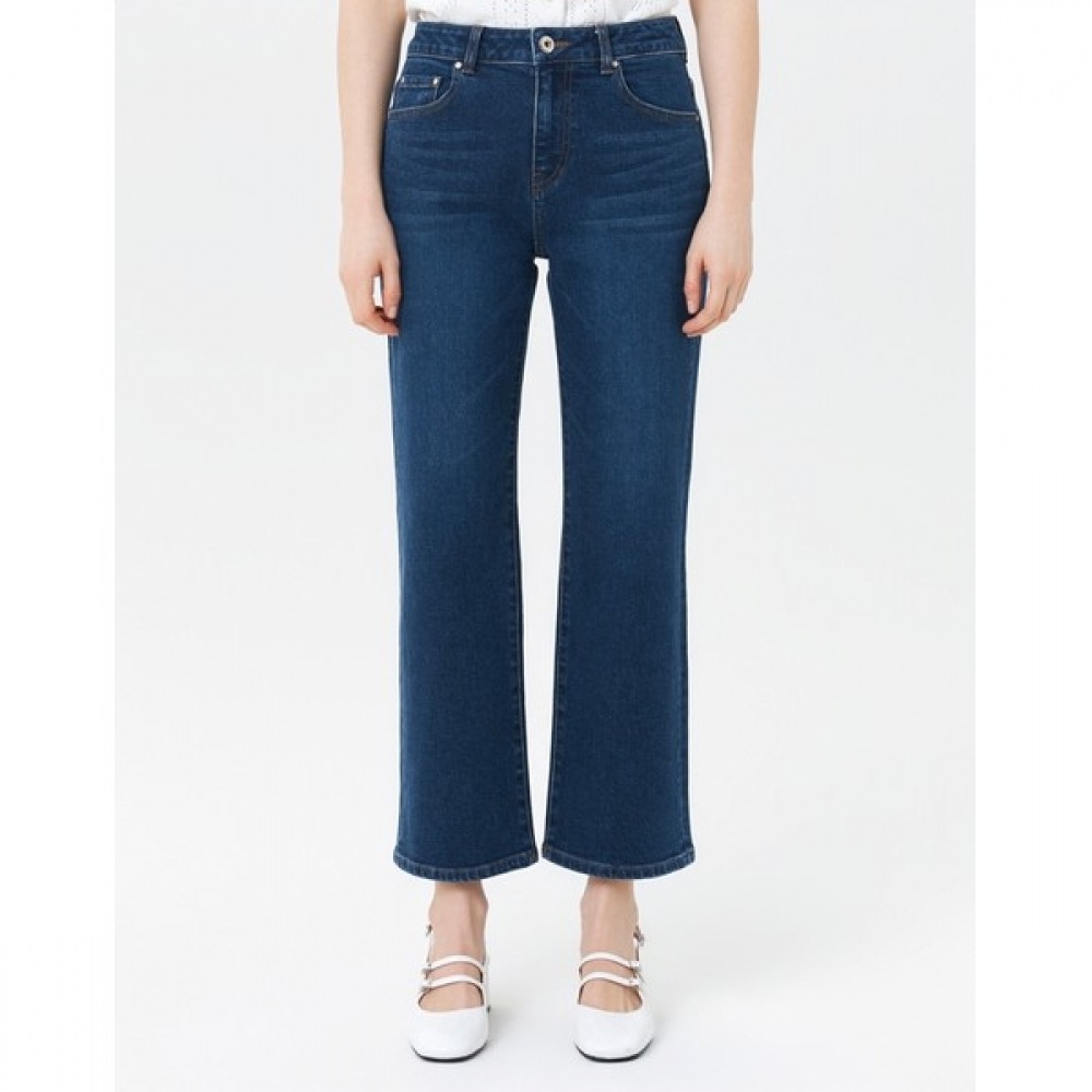 (ヘッジスレディース) 24SS ネイビーブーツカットデニムパンツ HSPA4BC83N2