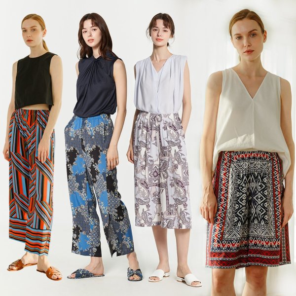 ラペア レーヨン パンツ 4種 LWHSS226