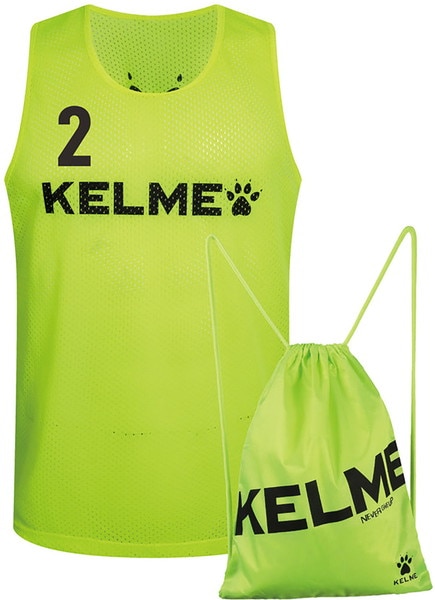 KELME ケレメ 番号入りトレーニングベスト10枚入り サッカー フットサル ビブス 8051BX1ST-930