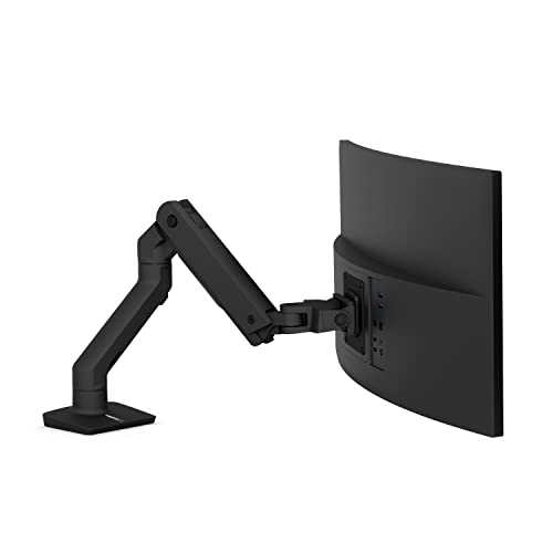 ERGOTRON エルゴトロン HX デスク モニターアーム マットブラック 49インチ(9.119.1kg)まで VESA規格対応 45-475-224