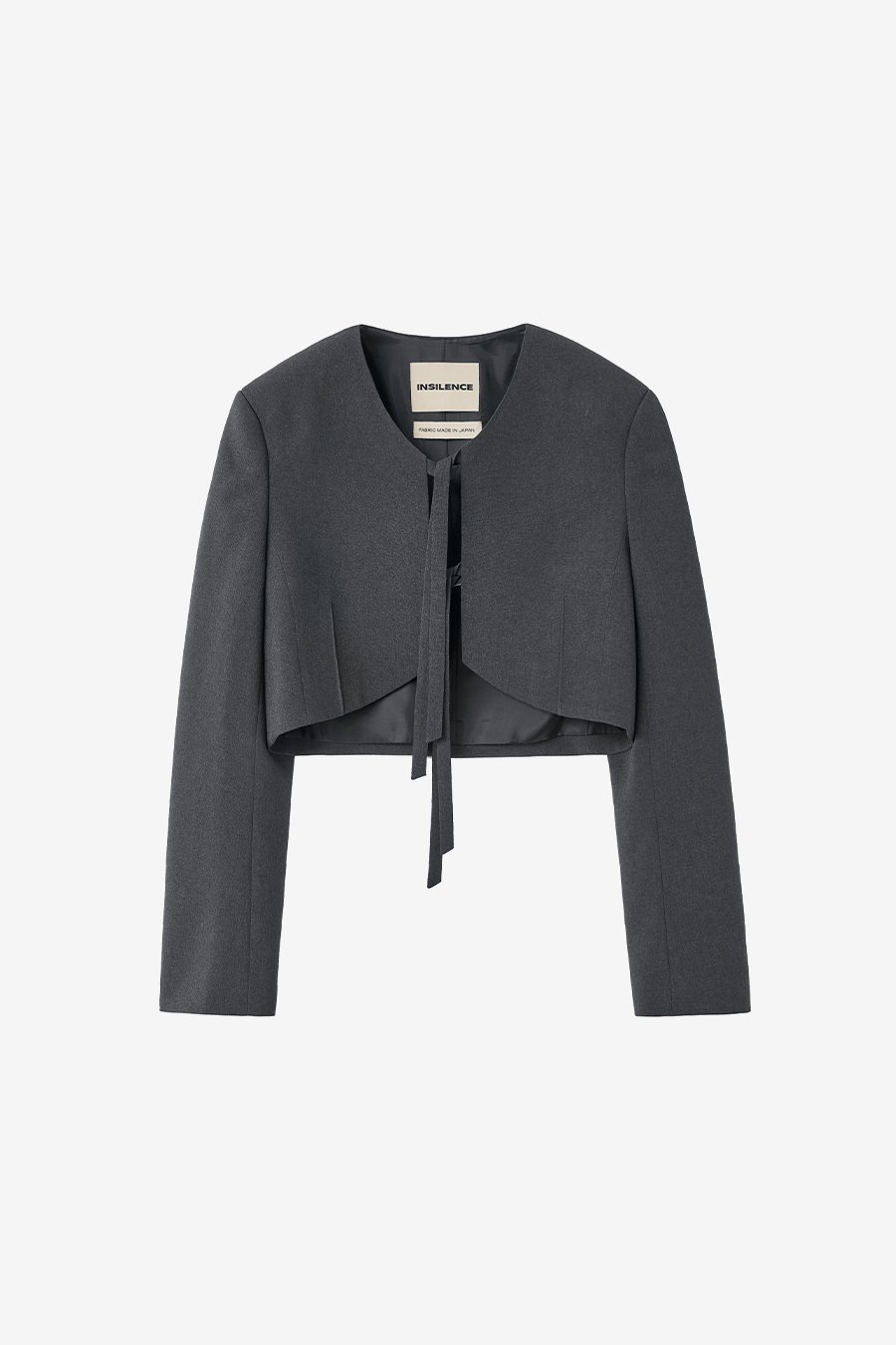 【INSILENCE】 SHORT LIGHT JACKET : CHARCOAL