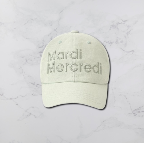 Qoo10 Mardi Mercredi CAP MARDI レタリング 帽子 [
