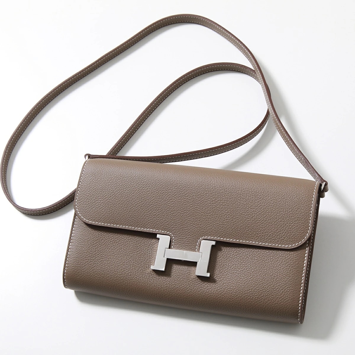 HERMES エルメス ショルダーバッグ コンスタンスロング トゥーゴー CONSTANCE LONG TOGO 080126CK エバーカラー レザー B刻印 鞄 ETOUPE/SV金具