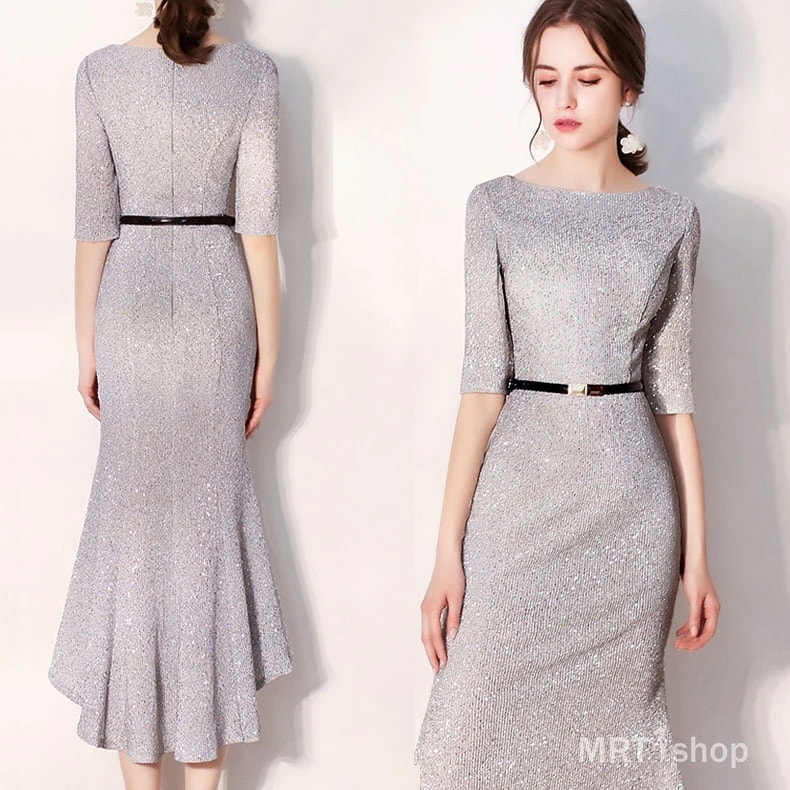 緊急SALE!2枚購入で2OO円OFF!お呼ばれドレス　発表会ドレス　結婚式　フォーマルドレス　パーティードレス　ロングドレス　フォーマルドレス　ロングワンピース　フィッシュテールスカート 演奏会 マ