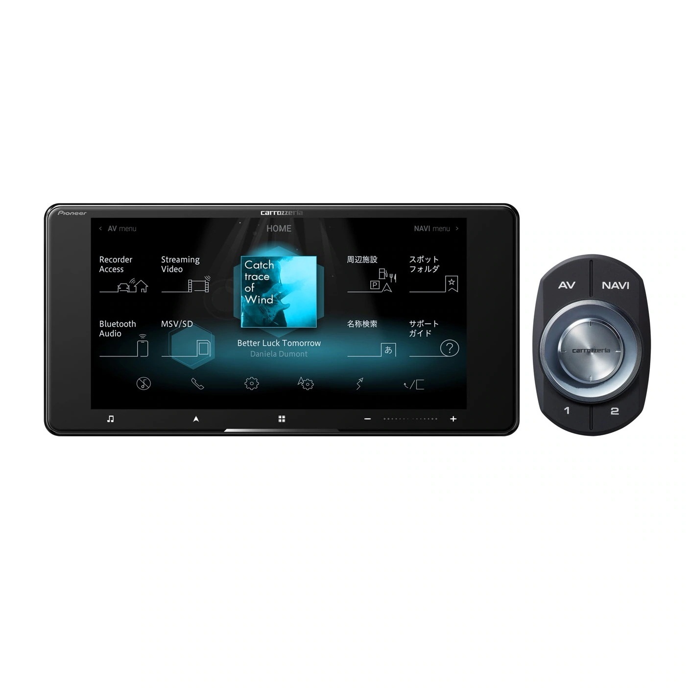 サイバーナビ AVIC-CW912II カーナビゲーション【7V型200mmワイド/HD/TV/DVD/CD/Bluetooth/USB/SD/チューナーAV一体型メモリーナビ】