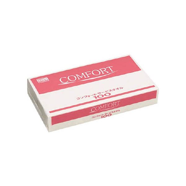 日本製紙クレシア コンフォートタオル100 100枚/パック 1ケース（60パック）