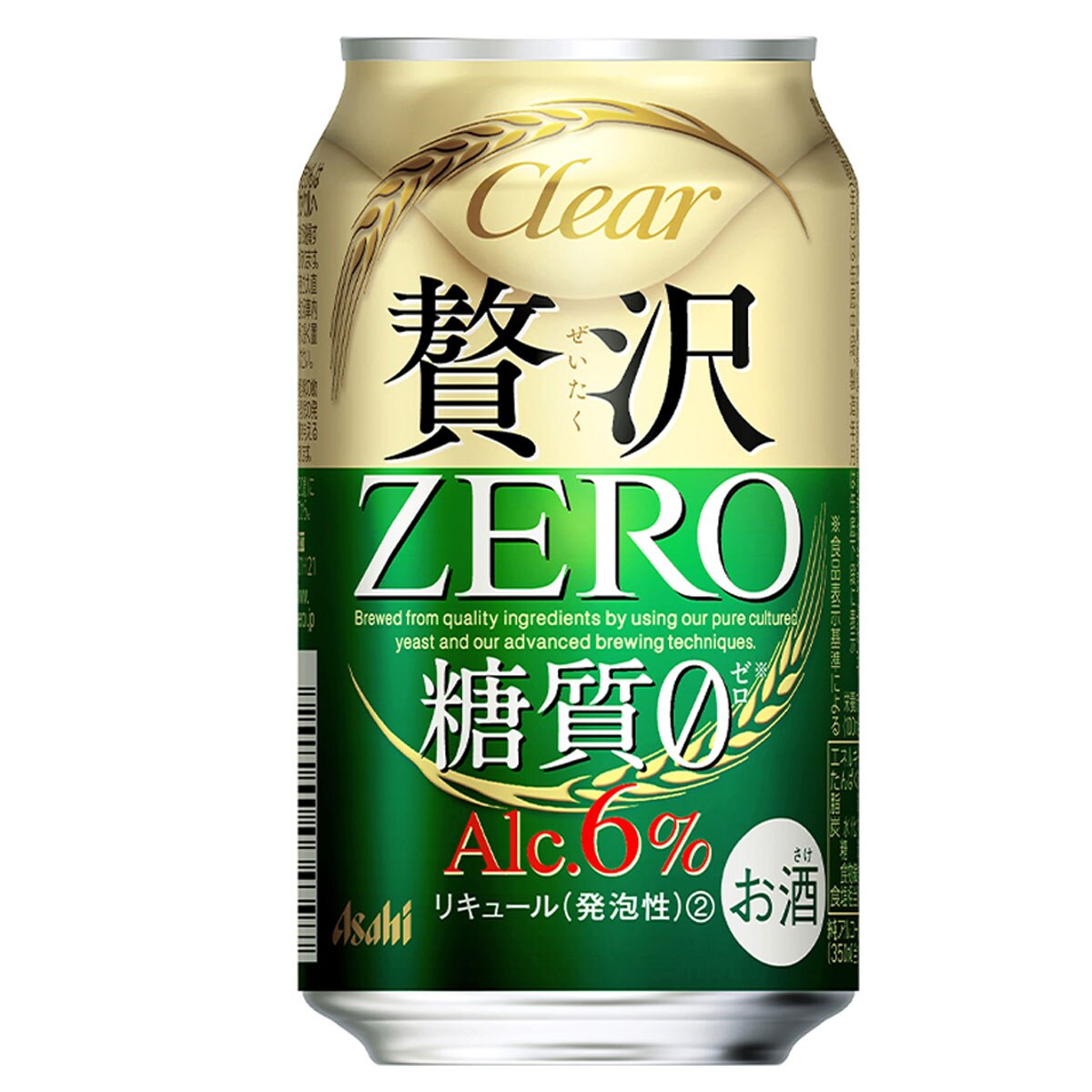 アサヒ クリアアサヒ 贅沢ゼロ 350ml 24缶入 4ケース (96本)