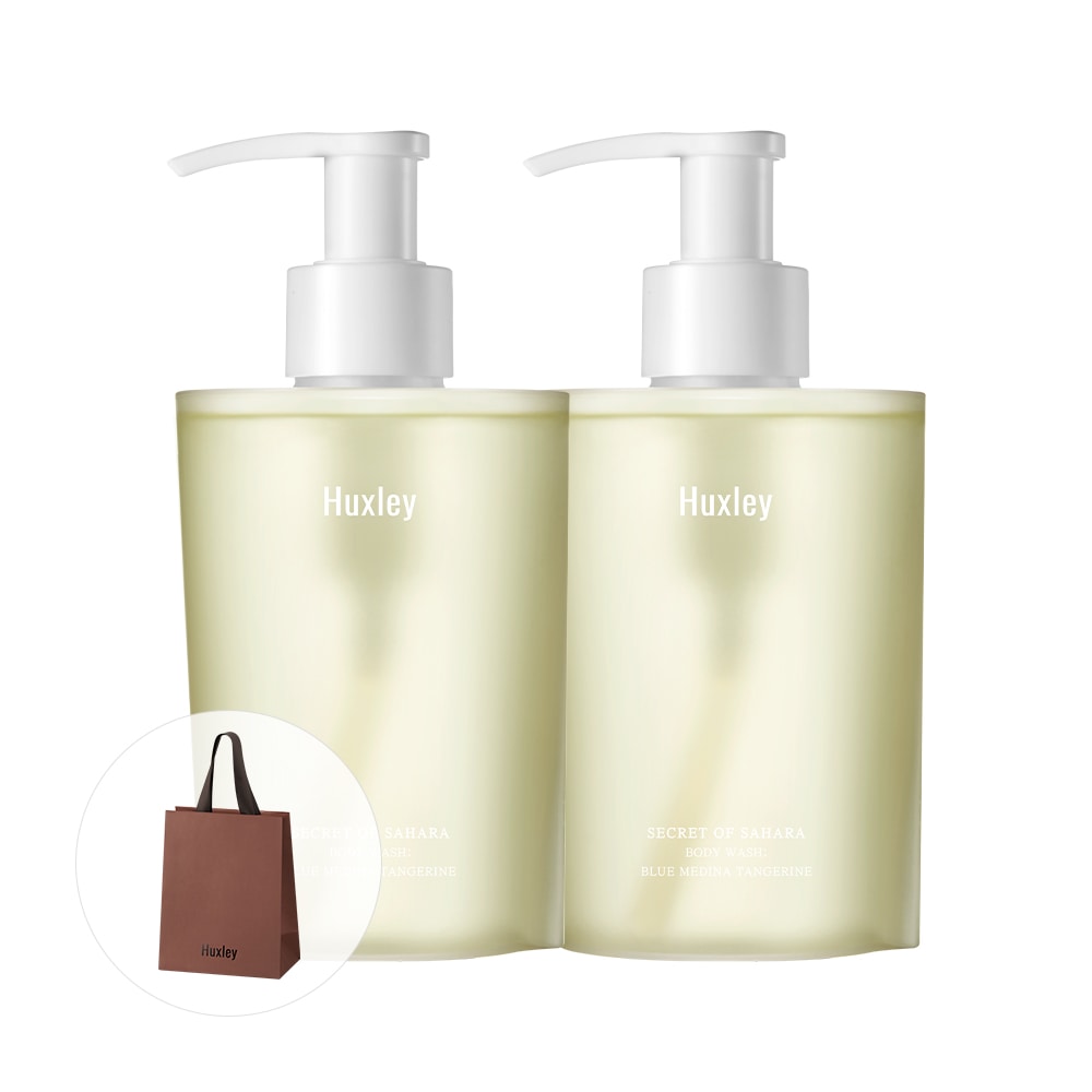 【Huxley】パフューム ボディウォッシュ ブルー メディナ タンジェリン 300ml 2個セット