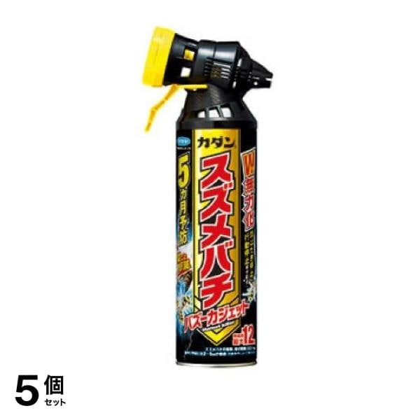 フマキラー カダン スズメバチバズーカジェット 550mL 5個セット