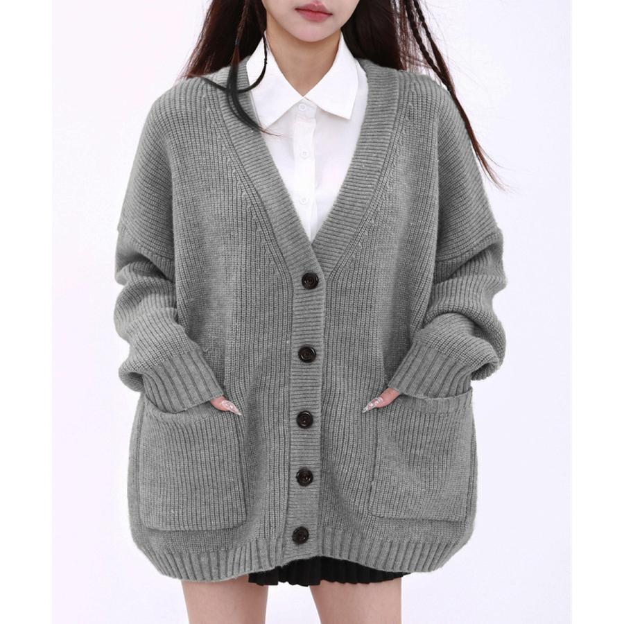 ニットカーディガン アウター