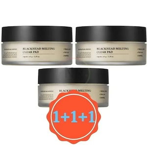 1+1+1 Editor Blackhead Melting Clear Pad 65g 30枚