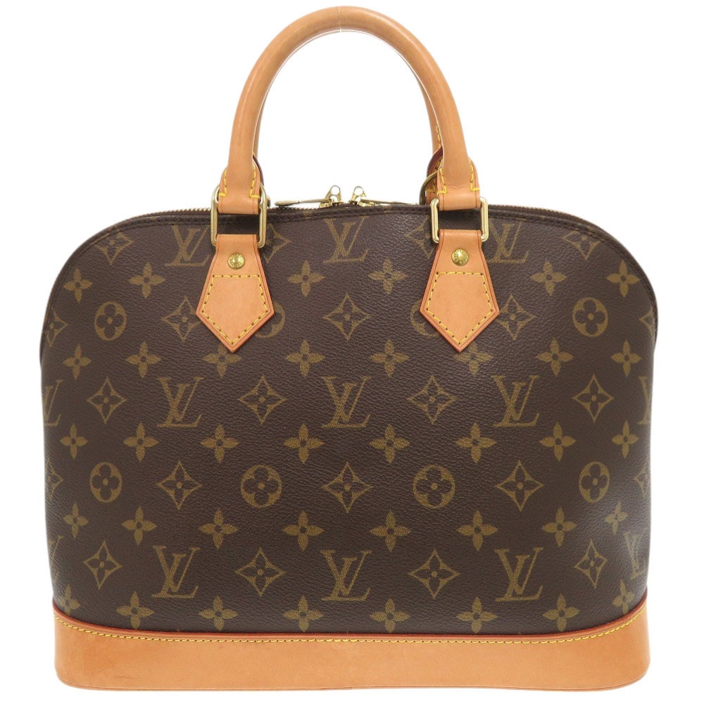 美品 アルマ モノグラム M51130 ハンドバッグ モノグラムキャンバス ブラウン LV 0257【中古】 レディース