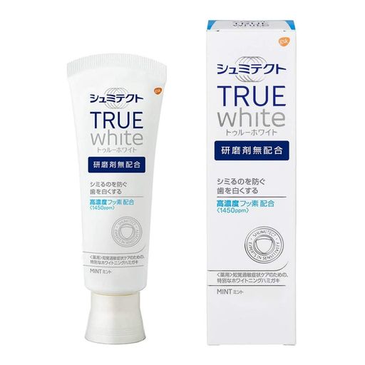 【まとめ買い】薬用 トゥルーホワイト 研磨剤無配合 知覚過敏予防 歯磨き粉 80G【医薬部外品】×6個