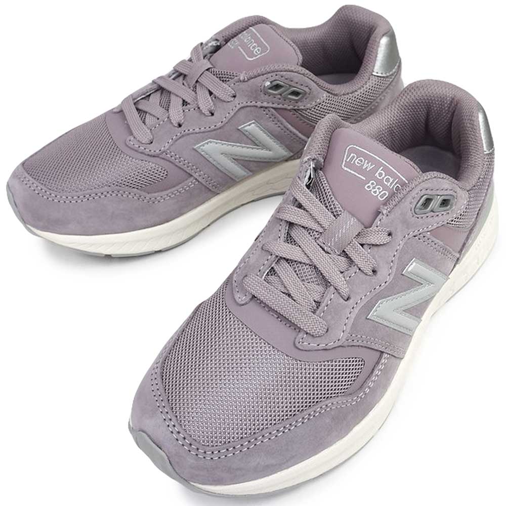 レディース スニーカー WW880 2E メッシュ スエード ウォーキング 旅行