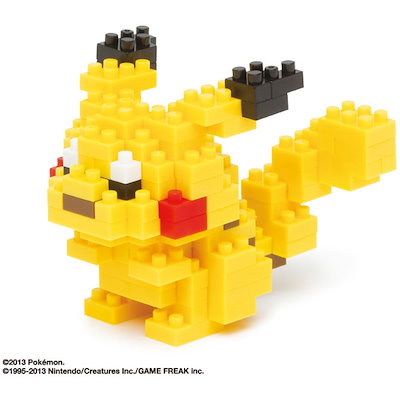 他サイト： カワダ 【再生産】nanoblock（ナノブロック） ポケットモンスター ピカチュウ【NBPM-001】 ナノブロック ナノBポケモンピカチュウの商品画像